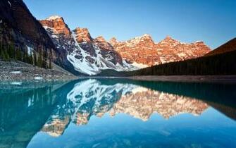 Moraine Lake Reflections Wallpaper HD