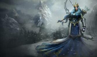 League Of Legends Ashe Wallpaper Chinese American Nerfplz Lol