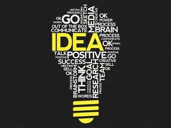 Wallpaper Spotlight Black Yellow White Words Minimalism