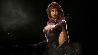 Starfire Injustice Game Girl Wallpaper