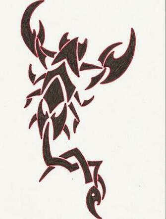 Tribal Scorpion By Sebassie88