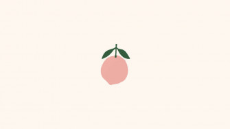 Peach Aesthetic Laptop Wallpaper