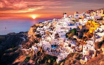 Greece 4k Wallpaper Top Background