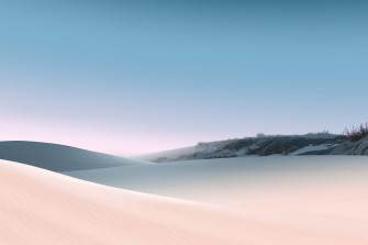 Surface Laptop Blue By Microsoft Wallpaper