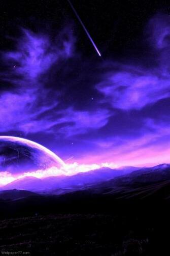 Cases Purple Planet Android Wallpaper Black iPhone