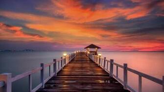 Romantic Sunset Wallpaper