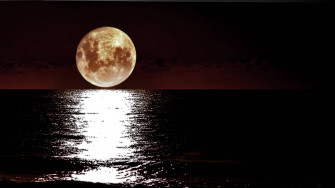 Moon Night Sky Wallpaper