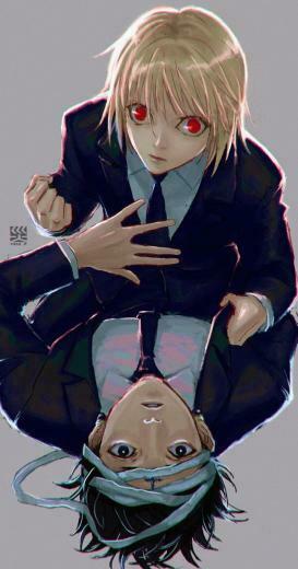 Hxh Moment Kurapika Chrollo By Mick347