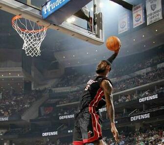 Lebron James Dunking Wallpaper