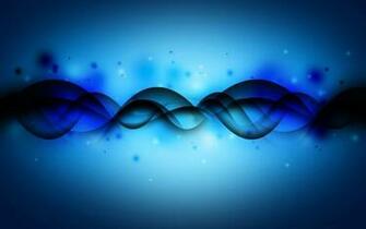 Blue Sound Waves Desktop Pc And Mac Wallpaper