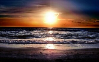 Beach Sunset Wallpaper