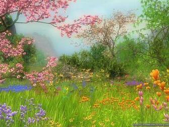 Spring Nature Crazy Frankenstein Wallpaper