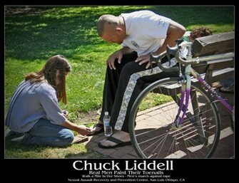 Chuck Liddell Painted Toes By Ifix