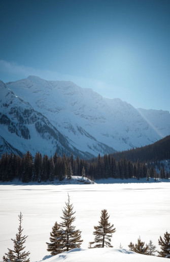 Winter Mountain Wallpaper