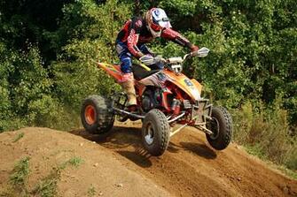 Orange Red And White Atv Image