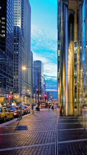 Chicago Streets iPhone 5s Wallpaper iPad
