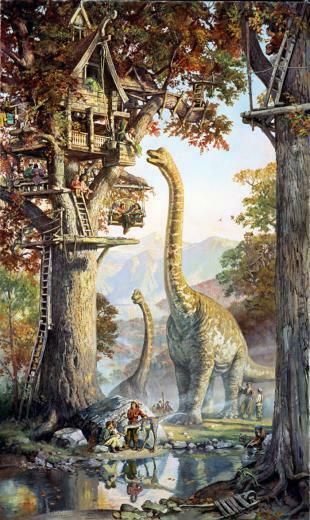Treetown Dinotopia Foto