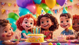Cocomelon Happy BirtHDay Wallpaper