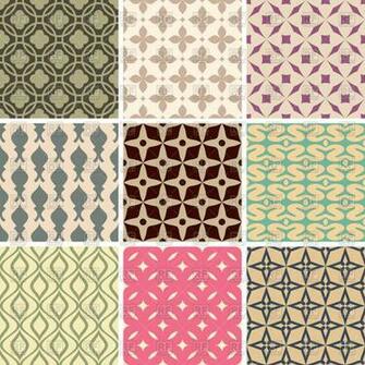 Seamless Simple Wallpaper With Geometric Shapes Background