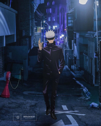 Satoru Gojo Wallpaper Gambar Anime Lucu