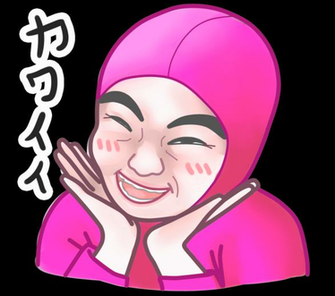 Kawaii Pink Guy By Sabinaa