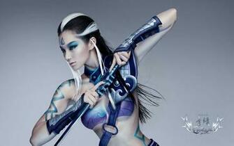 Pics Photos Women Body Painting Wallpaper