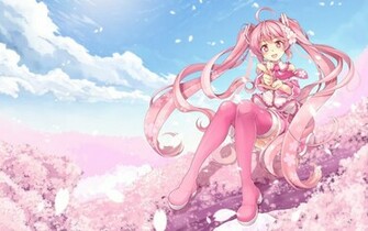 Sakura Miku Vocaloid2 Wallpaper Theanimegallery