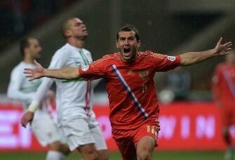 The Player Of Zenit Alexander Kerzhakov In Russian