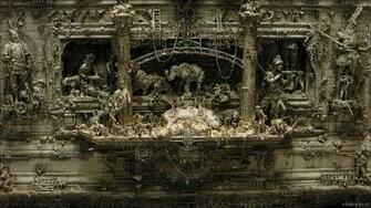 Kris Kuksi Art Sculptures Dark Sci Fi Steampunk E Wallpaper