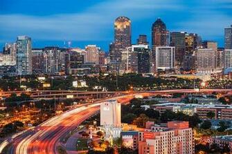 Dallas Skyline Wallpaper From Atop The
