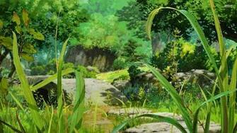 Anime Forest Background