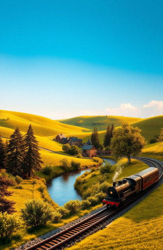 Model Railroad Backdrops Wallpaper