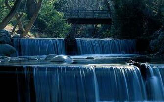 Waterfall Desktop Wallpaper Which Is Under The
