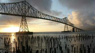 Astoria Megler Bridge HD Wallpaper Background Image