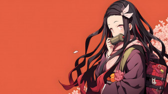 Demon Slayer Nezuko Desktop Wallpaper 4k