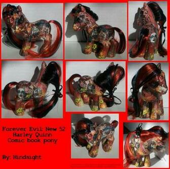 Harley Quinn New Comic Book Pony By Hindsightis2020