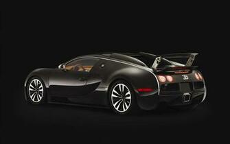 Black Bugatti Veyron HD Wallpaper