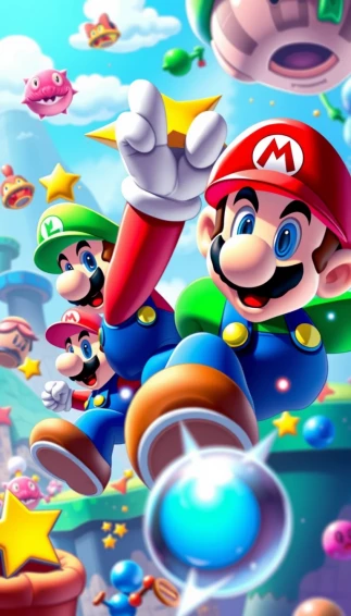 Mario Bros Phone Wallpaper