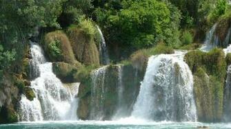 Windows Background Croatia Krka Waterfall Wallpaper X