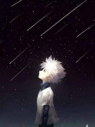 Cute Killua Falling Stars 0b4q6njulv5i9at7 Wallpaper