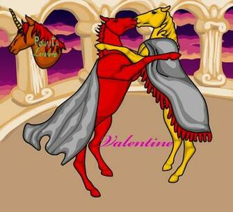Valentine Horse Dance By Ponytalover