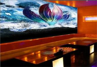 Decorative Bar Ktv 3d Wallpaper Beautiful Mermaid Fishtail Map