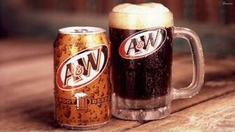 And W Root Beer Can Mug Wallpaper