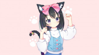 Anime Cat Girl Wallpaper