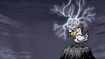 Thor Chicken Wallpaper