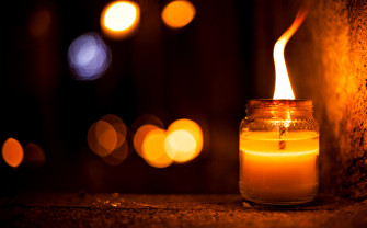 Bokeh Flame Light Night Photography Candle HD Wallpaper