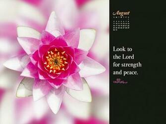 August Look To The Lord
