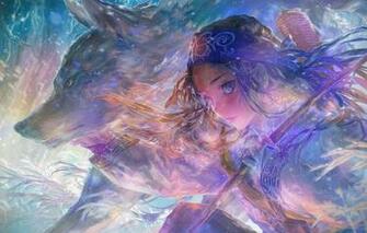 Wallpaper Girl Wolf Beast Golden Kamuy Image For Desktop