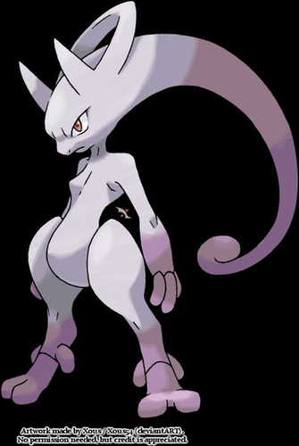 Pre Reveal Art Of Mega Mewtwo Y By Xous54