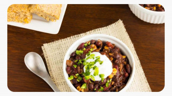 Delicious Black Bean Soup Bursting With Flavor Wallpaper